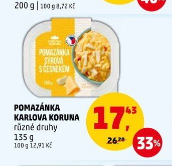 Pomazánka Karlova Koruna