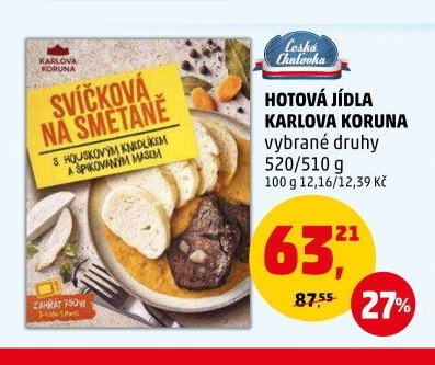 Hotová jídla Karlova Koruna