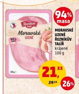 MORAVSKÉ UZENÉ ŘEZNÍKŮV TALÍŘ