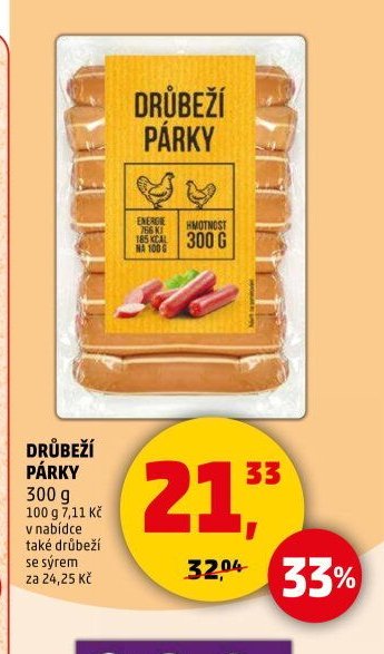Drůbeží párky