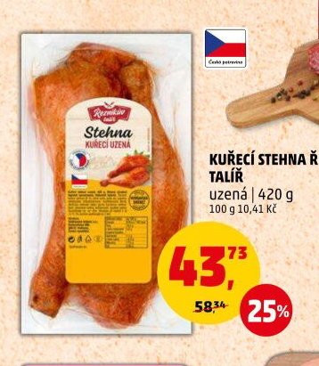 Kuřecí stehna Řezníkův talíř