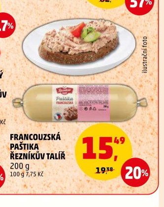 Francouzská paštika Řezníkův talíř