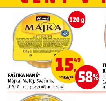 PAŠTIKA HAMÉ (Májka, Matěj, Svačinka)