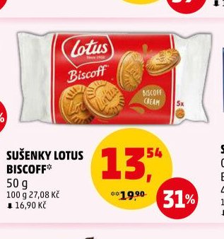 Sušenky Lotus Biscoff 50 g