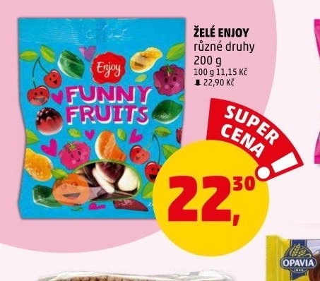 Želé Enjoy různé druhy