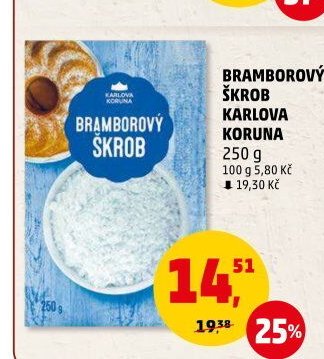 Bramborový škrob Karlova Koruna