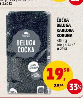 Čočka beluga Karlova Koruna