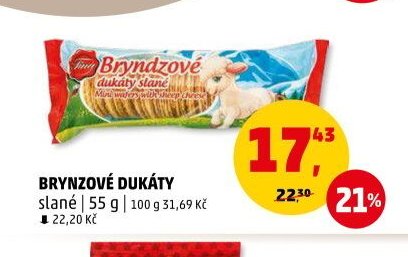 BRYNZOVÉ DUKÁTY slané