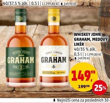 Whiskey John Graham, medový likér