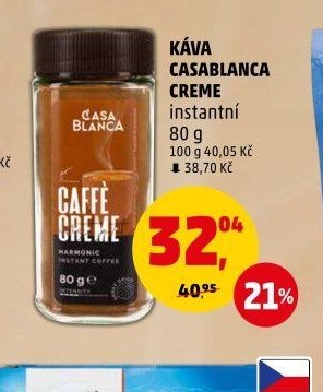KÁVA CASABLANCA CREME