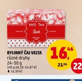 BYLINNÝ ČAJ VELTA