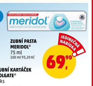Zubní pasta Meridol