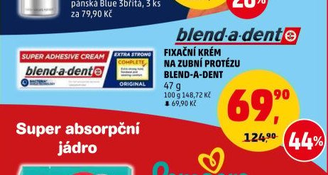 Fixační krém na zubní protézu Blend-a-dent