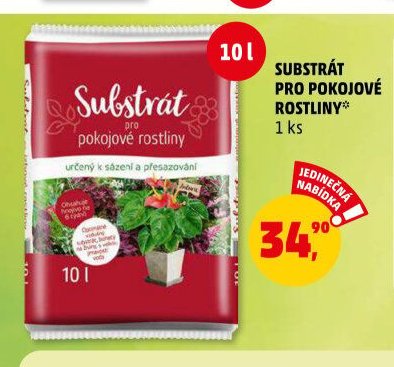 SUBSTRÁT PRO POKOJOVÉ ROSTLINY
