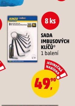SADA IMBUSOVÝCH KLÍČŮ