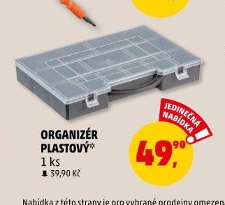 ORGANIZÉR PLASTOVÝ