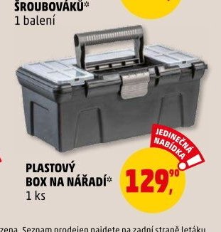PLASTOVÝ BOX NA NÁŘADÍ