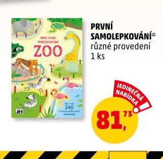 PRVNÍ SAMOLEPKOVÁNÍ