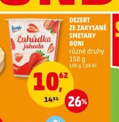 Dezert ze zakysané smetany Boni