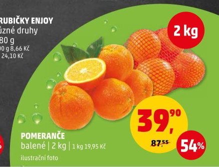 Pomeranče balené, 2 kg