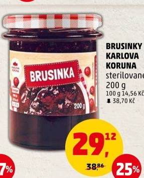 Brusinky Karlova Koruna
