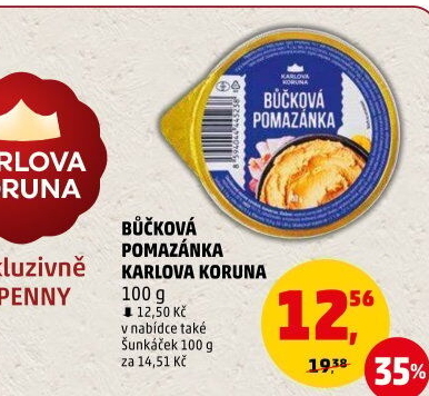 Bůčková pomazánka Karlova Koruna