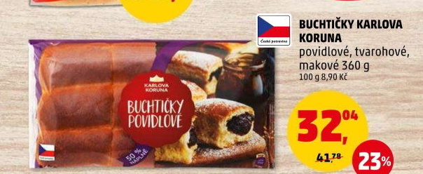 České buchtičky Karlova Koruna