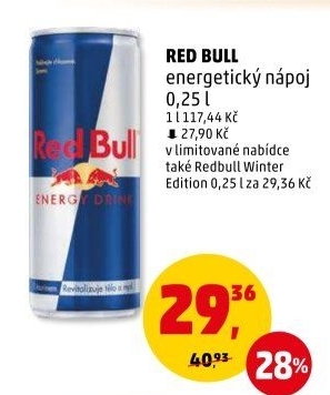 Energetický nápoj Red Bull