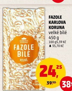 Fazole bílé Karlova Koruna