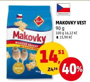 Krekry makovky Vest