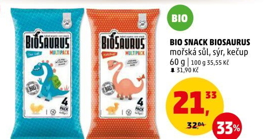 Křupky kukuřičné bez lepku Biosaurus