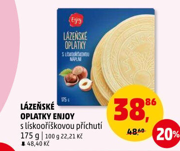 Lázeňské oplatky Enjoy