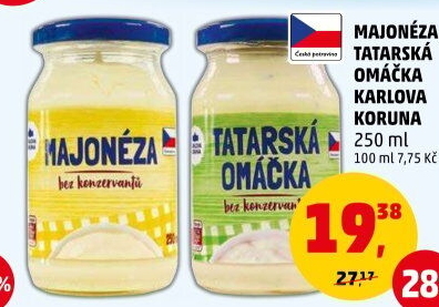 Majonéza Karlova Koruna