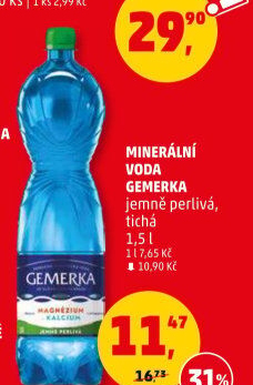 Minerální voda Gemerka