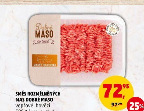 Mleté maso mix Dobré maso