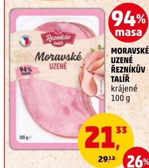 Moravské maso uzené Řezníkův talíř