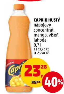 Nápojový koncentrát Caprio hustý