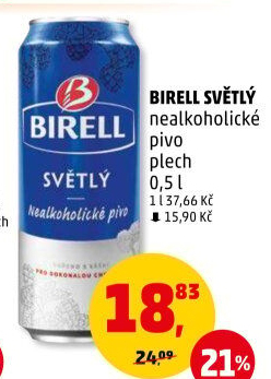 Nealkoholické pivo Birell