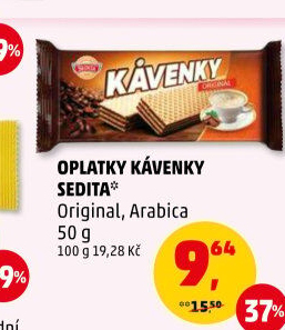 Oplatky Kávenky Sedita