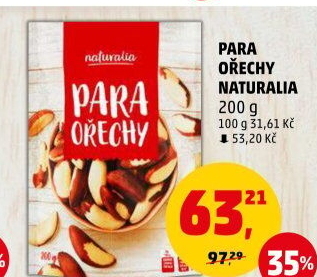 Para ořechy Naturalia