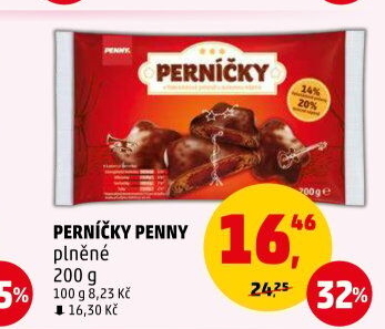 Perníčky s náplní Penny