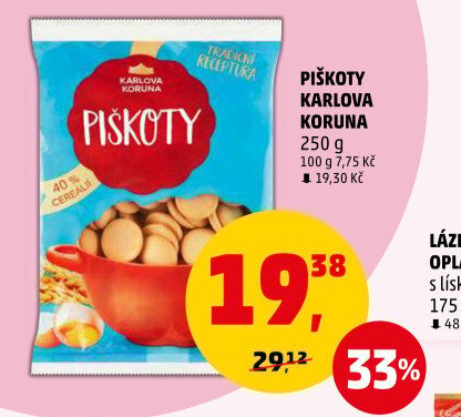 Piškoty Karlova Koruna