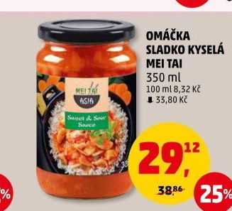 Sladkokyselá omáčka s rýží Mei Tai Asia