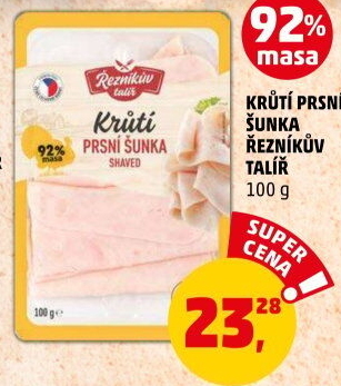 Šunka krůtí prsní Řezníkův talíř