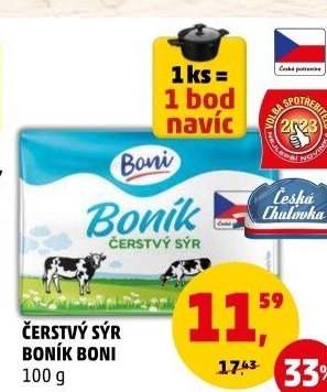 Sýr čerstvý Boník Boni