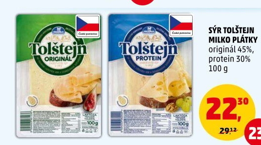 Sýr Tolštejn protein Milko