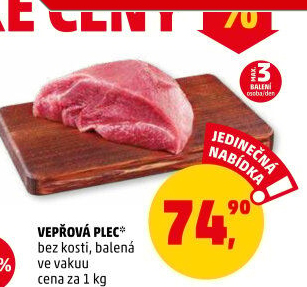 Vepřová plec bez kosti