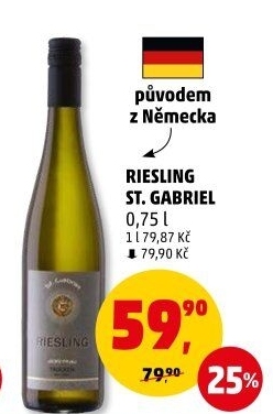 Víno Riesling St. Gabriel