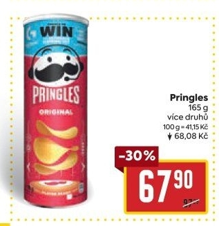Chipsy Pringles - tubus