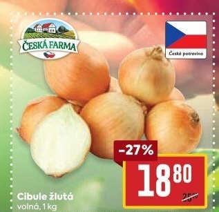 Cibule žlutá Česká Farma
